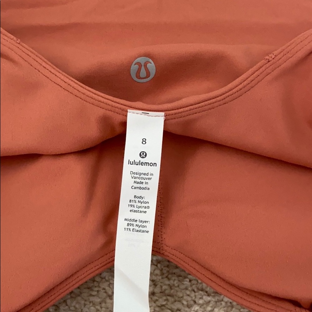 NWT Lululemon Align Tank in Rustic Coral - Picture 5 of 6